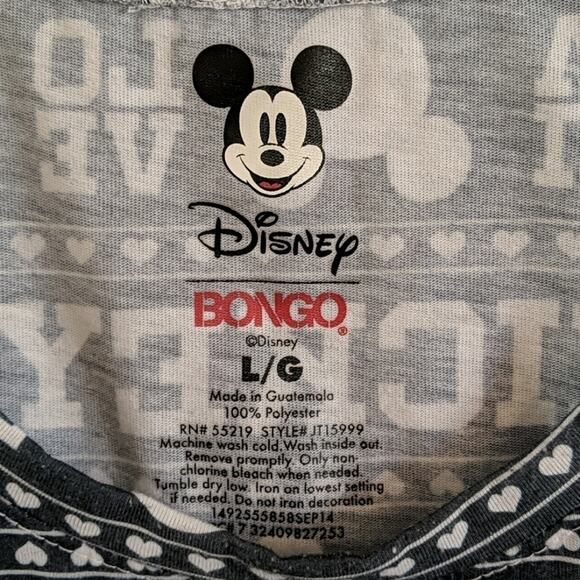 Disney Mickey T-shirt, L - Picture 3 of 5